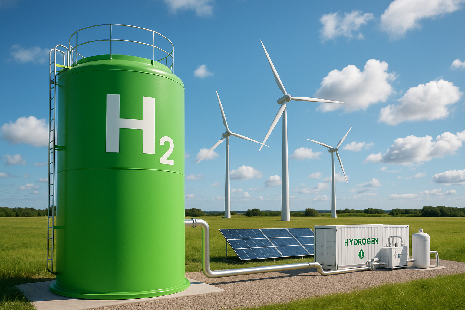 Green hydrogen innovation.