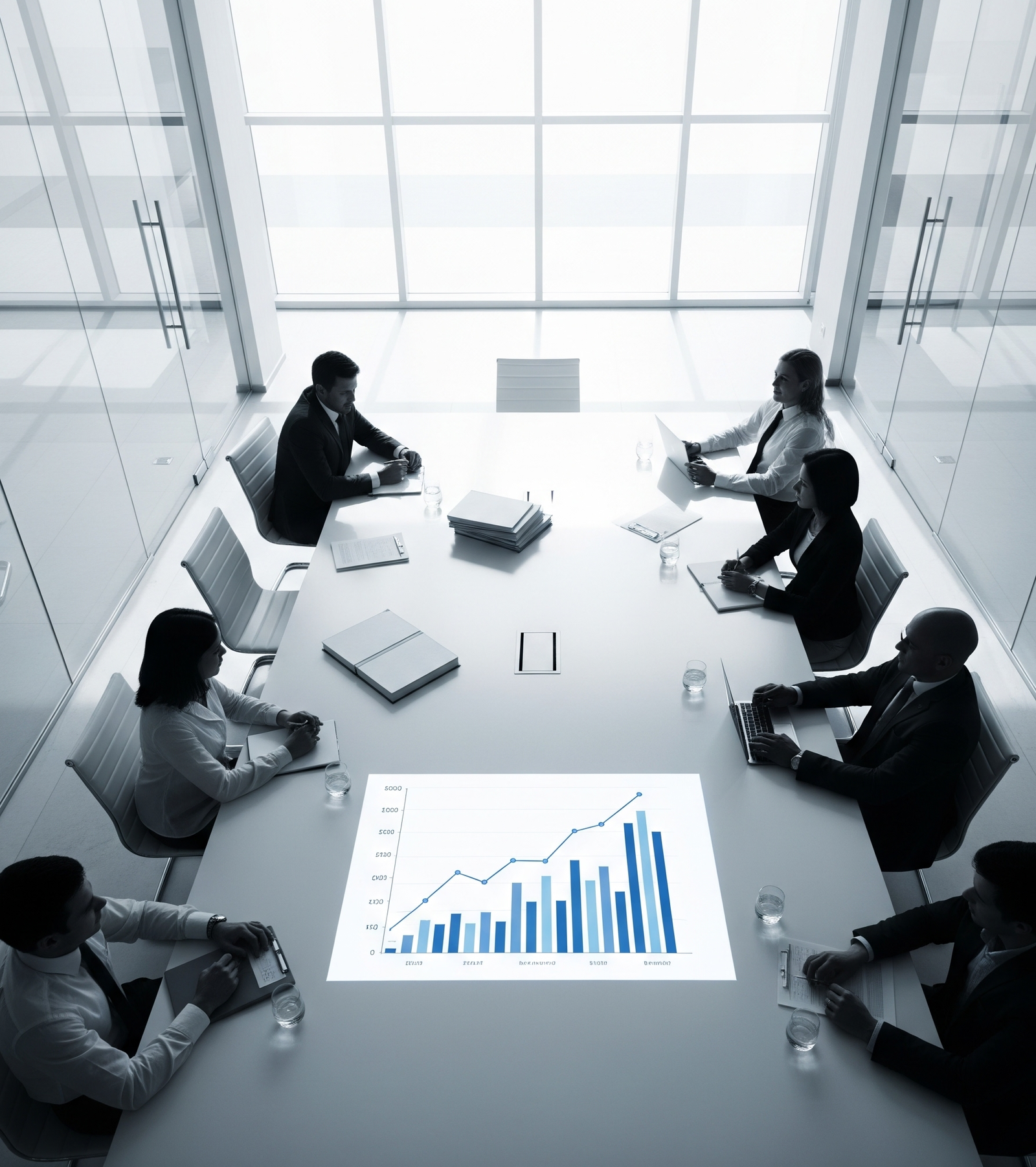 A team collaborating on a project, representing engagement and partnership